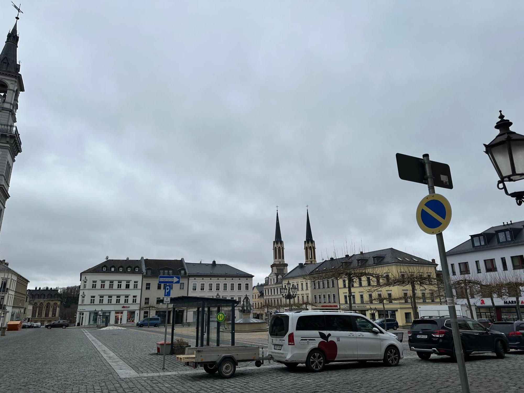 Ein Zimmer Wohnung Am Markt Oelsnitz  Εξωτερικό φωτογραφία